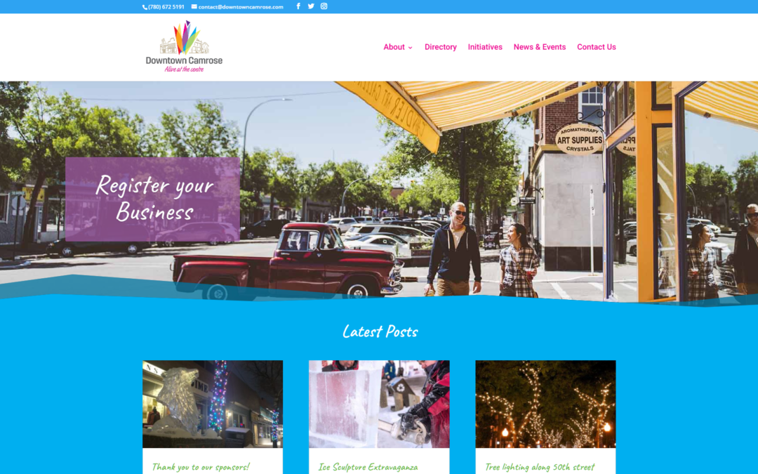 Downtown Camrose Website Launched